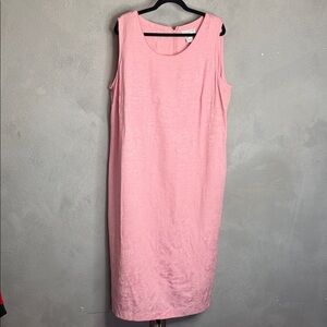 Lady Dorby Elegant Pink Sleeveless Dress